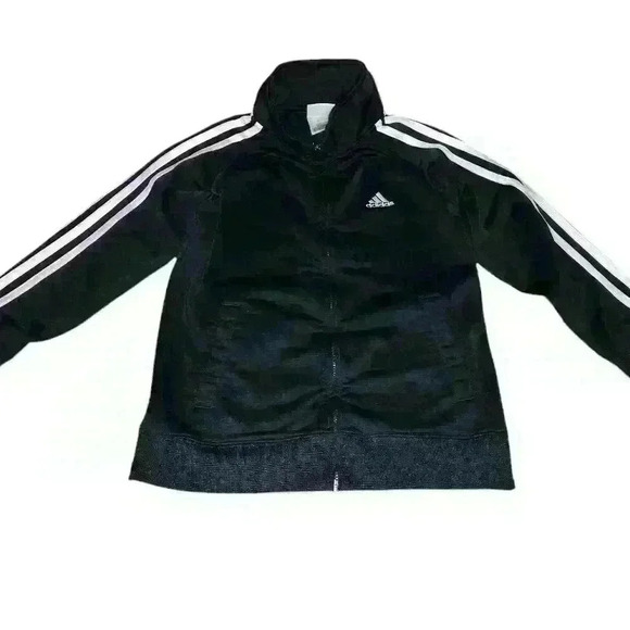 Kids adidas zip-up  Size 7. Like New - Picture 2 of 3